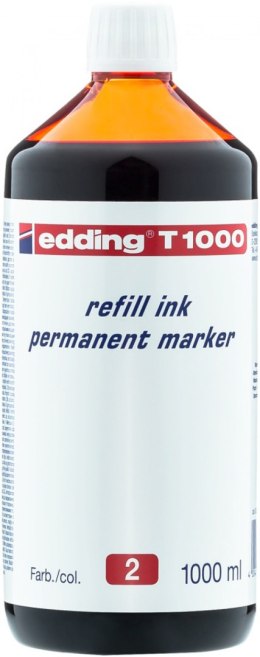 Tusz do uzupełniania markerów permanentnych e-t1000 EDDING, czerwony
