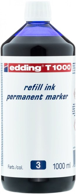 Tusz do uzupełniania markerów permanentnych e-t1000 EDDING, niebieski