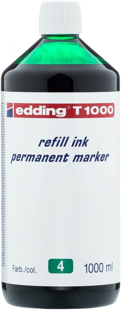Tusz do uzupełniania markerów permanentnych e-t1000 EDDING, zielony Tusz do uzupełniania markerów permanentnych e-t1000 EDDING, zielony