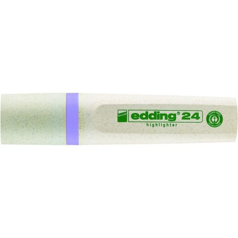Zakreślacz E-24 ECOLINE EDDING, 2-5 mm, pastelowy fiolet Zakreślacz E-24 ECOLINE EDDING, 2-5 mm, pastelowy fiolet