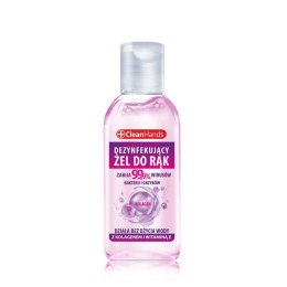 Antybakteryjny żel do rąk CLEAN HANDS, z kolagenem i witaminą E, 50 ml