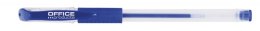 Długopis żelowy OFFICE PRODUCTS, gumowy uchwyt, 0,5mm, niebieski