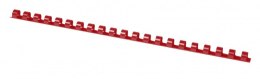 Grzbiety do bindowania OFFICE PRODUCTS, A4, 10mm (65 kartek), 100 szt., czerwone