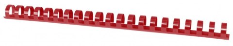 Grzbiety do bindowania OFFICE PRODUCTS, A4, 19mm (165 kartek), 100 szt., czerwone Grzbiety do bindowania OFFICE PRODUCTS, A4, 19mm (165 kartek), 100 szt., czerwone