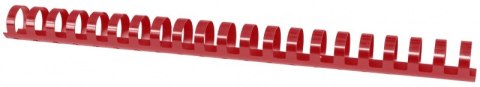 Grzbiety do bindowania OFFICE PRODUCTS, A4, 22mm (210 kartek), 50 szt., czerwony Grzbiety do bindowania OFFICE PRODUCTS, A4, 22mm (210 kartek), 50 szt., czerwony