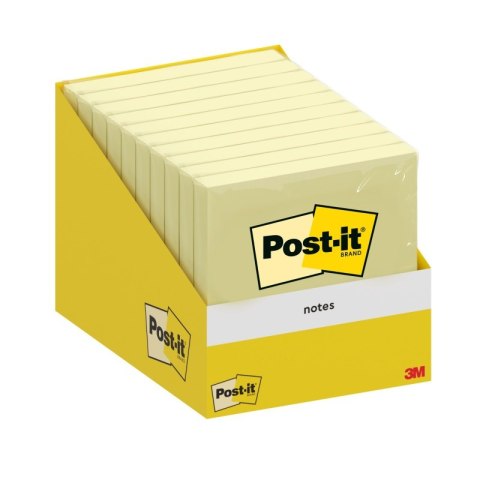 Karteczki samoprzylepne POST-IT, 76x76mm, 1x100 kart., kanarkowy żółty Karteczki samoprzylepne POST-IT, 76x76mm, 1x100 kart., kanarkowy żółty