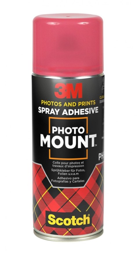 Klej w sprayu 3M PhotoMount, do papieru fotograficznego, 400 ml Klej w sprayu 3M PhotoMount, do papieru fotograficznego, 400 ml
