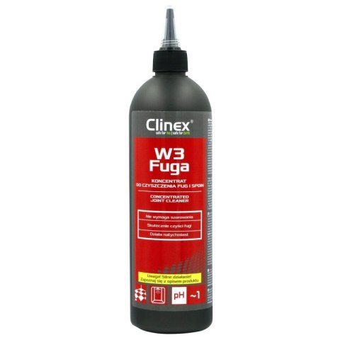 Koncentrat CLINEX W3 Fuga, do czyszczenia fug i spoin, 500 ml Koncentrat CLINEX W3 Fuga, do czyszczenia fug i spoin, 500 ml