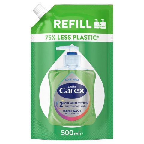 Mydło w płynie antybakteryjne CAREX, Aloes, zapas, 500ml Mydło w płynie antybakteryjne CAREX, Aloes, zapas, 500ml