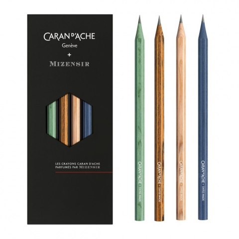 Ołówki CARAN D'ACHE, Les Crayons De La Maison, edycja 10, 4 szt.