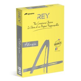 Papier ksero REY ADAGIO, A4, 80gsm, 66 żółty intense *RYADA080X425 R200, 500 ark.