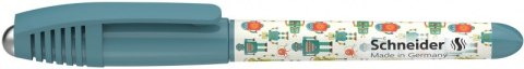 Pióro kulkowe SCHNEIDER Zippi Cool Robots, M, niebieskie Pióro kulkowe SCHNEIDER Zippi Cool Robots, M, niebieskie