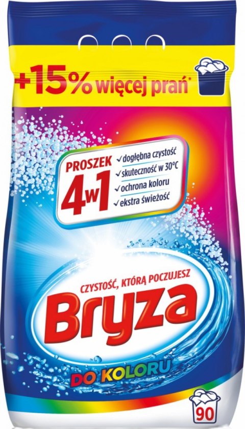 Proszek do prania BRYZA, 4w1 kolor, 5,85 kg, 90 prań Proszek do prania BRYZA, 4w1 kolor, 5,85 kg, 90 prań