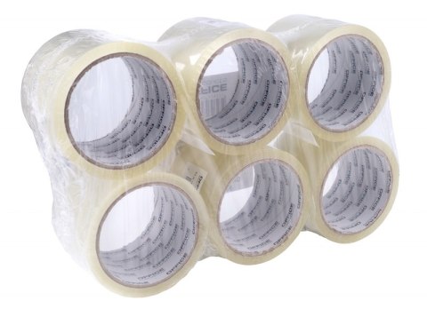 Taśma pakowa OFFICE PRODUCTS, 72mm x 60y, 36mic, 1szt., transparentna Taśma pakowa OFFICE PRODUCTS, 72mm x 60y, 36mic, 1szt., transparentna