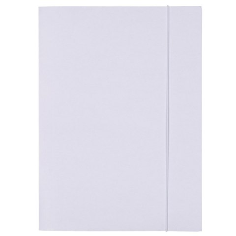 Teczka z gumką OFFICE PRODUCTS Budget Pro, karton, biała wewn., A4, 250gsm, 3-skrz., biała Teczka z gumką OFFICE PRODUCTS Budget Pro, karton, biała wewn., A4, 250gsm, 3-skrz., biała