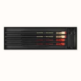 Zestaw ołówków i temperówki BLACKWING X MOLESKINE
