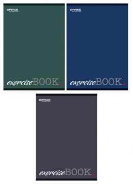 Zeszyt szkolny OFFICE PRODUCTS, A4, w kratkę, 96 kart., 60gsm, mix kolorów