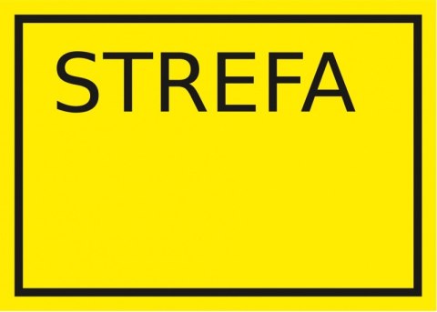 Znak TDC, 1 strefa zagrożenia wybuchem Znak TDC, 1 strefa zagrożenia wybuchem