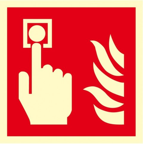 Znak TDC, Alarm pożarowy Znak TDC, Alarm pożarowy