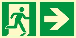 Znak TDC, Kierunek do wyjścia ewakuacyjnego - w prawo 1