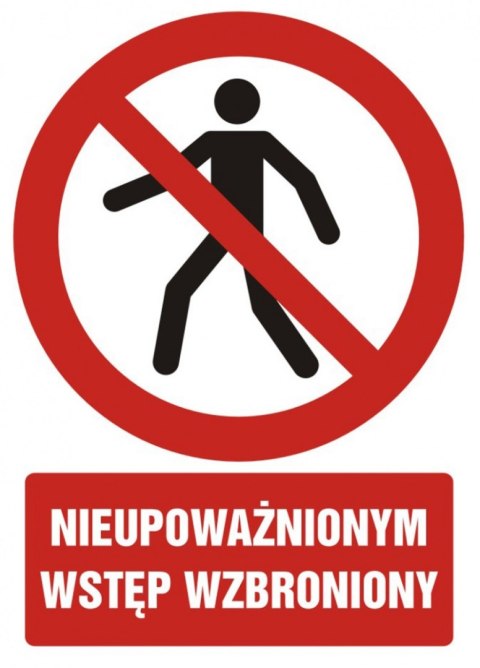 Znak TDC, Nieupoważnionym wstęp wzbroniony Znak TDC, Nieupoważnionym wstęp wzbroniony