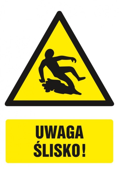 Znak TDC, Uwaga ślisko Znak TDC, Uwaga ślisko