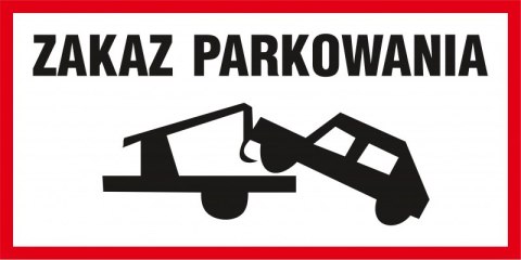 Znak TDC, Zakaz parkowania Znak TDC, Zakaz parkowania