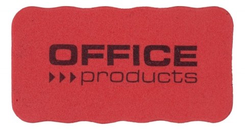 Gąbka magnetyczna OFFICE PRODUCTS, do tablic suchościeralnych, 110x57x20mm, z zawieszką, czerwona Gąbka magnetyczna OFFICE PRODUCTS, do tablic suchościeralnych, 110x57x20mm, z zawieszką, czerwona