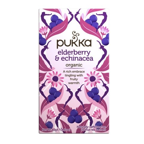 Herbata PUKKA Czarny Bez i Echinacea, 20 kopert Herbata PUKKA Czarny Bez i Echinacea, 20 kopert