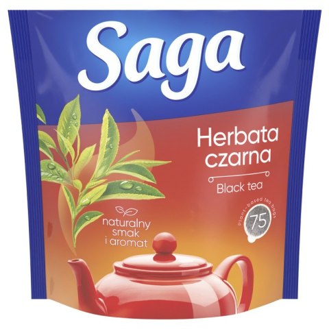 Herbata SAGA, czarna, 75 torebek Herbata SAGA, czarna, 75 torebek