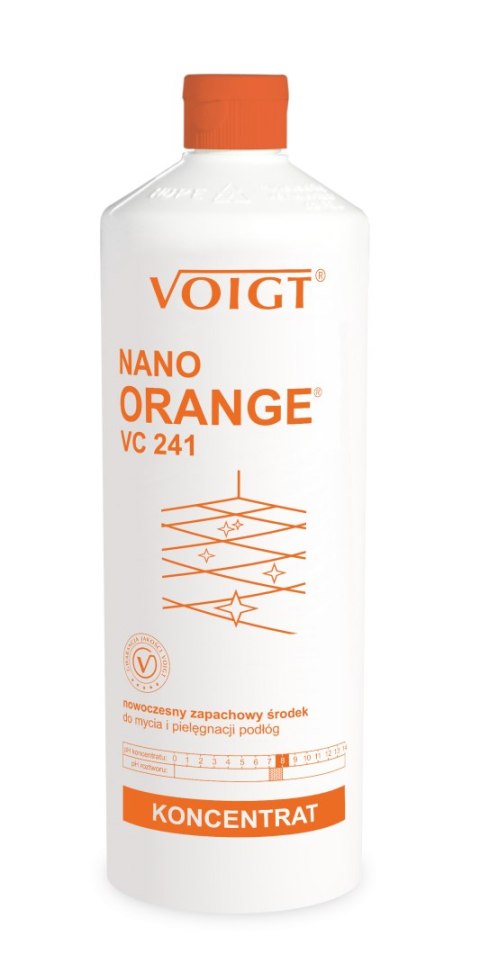 Koncentrat do mycia i pielęgnacji podłóg 1L VC241, Voigt Nano Orange Koncentrat do mycia i pielęgnacji podłóg 1L VC241, Voigt Nano Orange