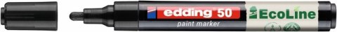 Marker olejowy na bazie wody e-50 EDDING EcoLine, 2-3mm, czarny Marker olejowy na bazie wody e-50 EDDING EcoLine, 2-3mm, czarny