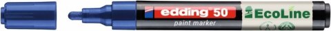 Marker olejowy na bazie wody e-50 EDDING EcoLine, 2-3mm, niebieski Marker olejowy na bazie wody e-50 EDDING EcoLine, 2-3mm, niebieski
