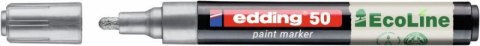 Marker olejowy na bazie wody e-50 EDDING EcoLine, 2-3mm, srebrny Marker olejowy na bazie wody e-50 EDDING EcoLine, 2-3mm, srebrny