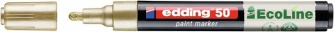 Marker olejowy na bazie wody e-50 EDDING EcoLine, 2-3mm, złoty Marker olejowy na bazie wody e-50 EDDING EcoLine, 2-3mm, złoty
