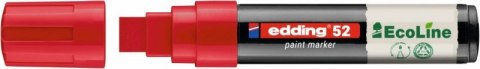 Marker olejowy na bazie wody e-52 EDDING EcoLine, 4-15mm, czerwony Marker olejowy na bazie wody e-52 EDDING EcoLine, 4-15mm, czerwony