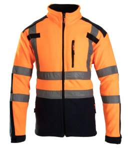 POLAR Z PASAMI ODBLASK. KAT. 2 Klasa 2 BF04 - Pomarańczowy 2XL.