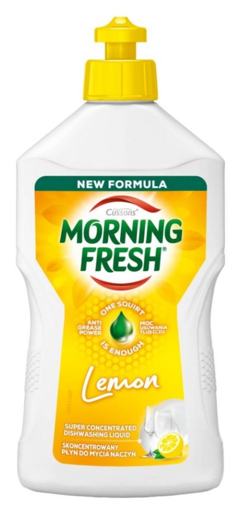 Płyn do naczyń MORNING FRESH, cytryna, 400ml Płyn do naczyń MORNING FRESH, cytryna, 400ml