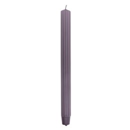 Świeca stołowa długa ryflowana DONAU HOME, 25x300 mm, 4 szt., jeżyna