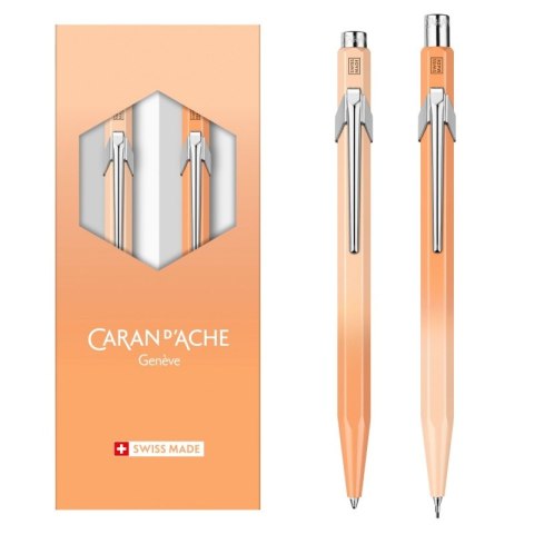 Zestaw długopis 849 i ołówek 844 CARAN D'ACHE Sunset Sky, w etui, pomarańczowy Zestaw długopis 849 i ołówek 844 CARAN D'ACHE Sunset Sky, w etui, pomarańczowy