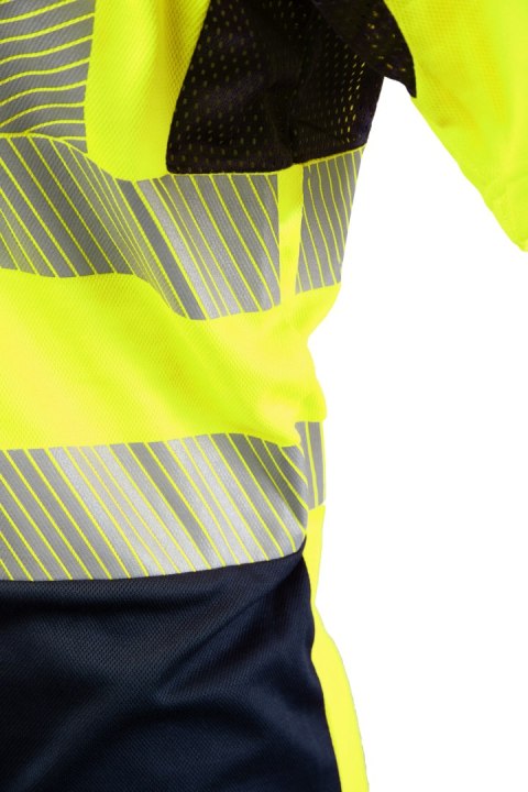 T-SHIRT BRIXTON FLASH SIATKA TRANSFER BF-017-Y ŻÓŁTY