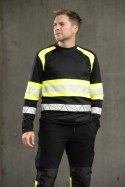ECO RIVAL SEVEN KINGS KOSZULKA LONGSLEEVE CZARNY/ŻÓŁTY