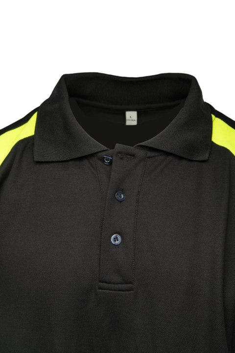 ECO RIVAL SEVEN KINGS KOSZULKA POLO CZARNY/ŻÓŁTY ECO RIVAL SEVEN KINGS KOSZULKA POLO CZARNY/ŻÓŁTY