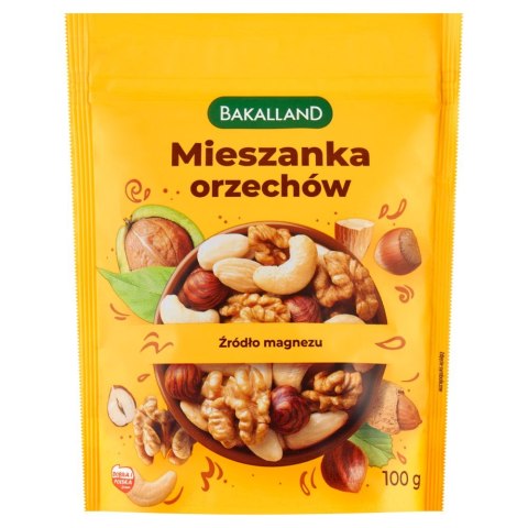 Mieszanka orzechów 100g BAKALLAND Mieszanka orzechów 100g BAKALLAND