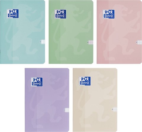 Zeszyt Oxford Touch Pastelowy A4 60 kartek 90 g kratka 5x5 mm 400175353 Zeszyt Oxford Touch Pastelowy A4 60 kartek 90 g kratka 5x5 mm 400175353