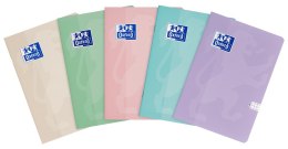 Zeszyt Oxford Touch Pastelowy A5 16 kartek 90 g kratka 5x5 mm 400175299