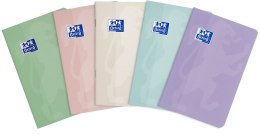 Zeszyt Oxford Touch Pastelowy A6 48 kartek 90 g kratka 5x5 mm 400175309