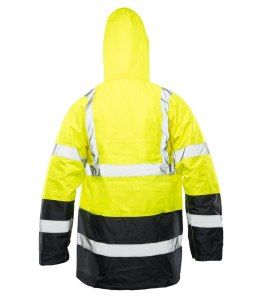 BENEFIT HI-VI KURTKA PARKA - KAT.II KLASA 3 - Żółty