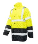 BENEFIT HI-VI KURTKA PARKA - KAT.II KLASA 3 - Żółty
