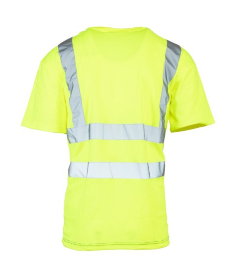 KOSZULKA Z PASAMI ODBLASKOWYMI BRIXTON FLASH 50-50 160G - żółty KOSZULKA Z PASAMI ODBLASKOWYMI BRIXTON FLASH 50-50 160G - żółty